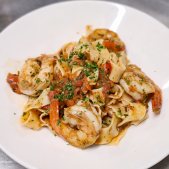 Shrimp Pasta Puttanesca