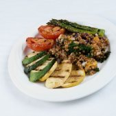 Grilled Vegetables with Wheat Berry Salad