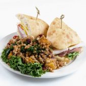 Club Sandwich & Wheat Berry Salad