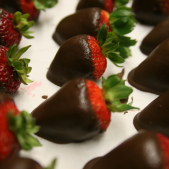 Perfect way to end your meal. Chocolate covered strawberries 