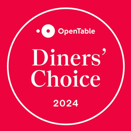 OpenTable Winner Diner's Choice 2024